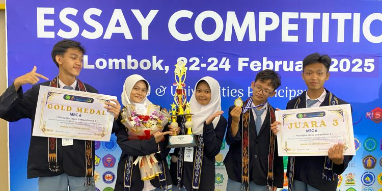 Tim Riset MAN 2 Kebumen Raih 2 Kejuaraan di Mandalika Essay Competition Tingkat Nasional 2025