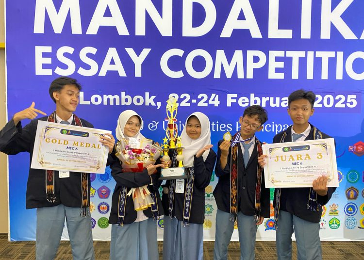 Tim Riset MAN 2 Kebumen Raih 2 Kejuaraan di Mandalika Essay Competition Tingkat Nasional 2025