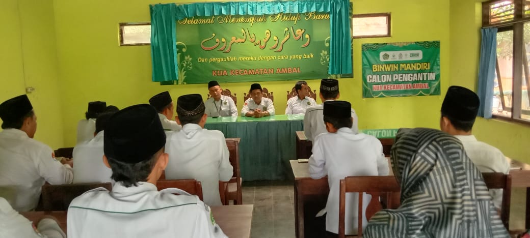 Rakor persiapan program mager laut di KUA Kecamatan Ambal