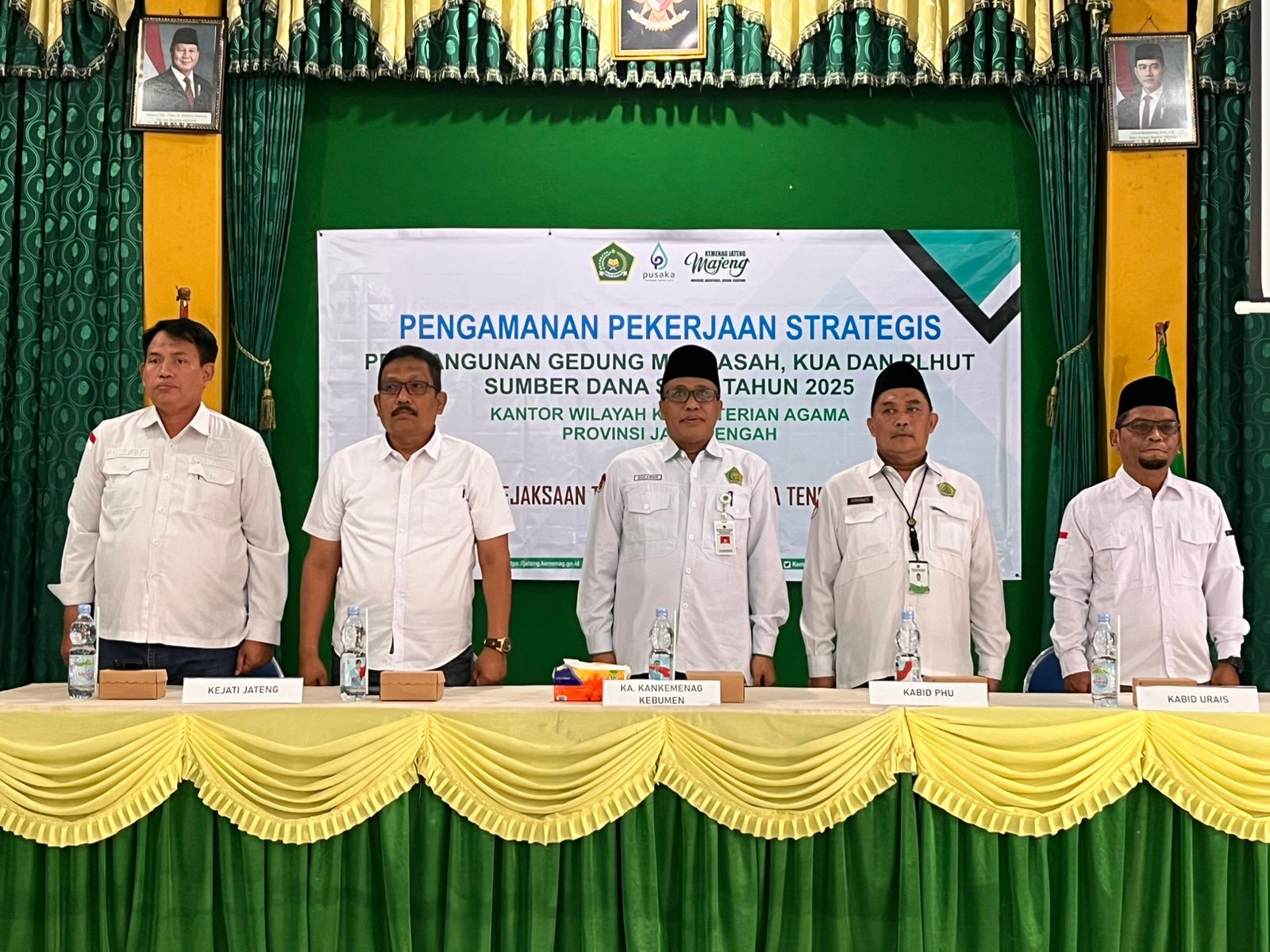 Gandeng Kejati, Kanwil Kemenag Jateng Dorong Proyek SBSN Tuntas Tanpa Masalah