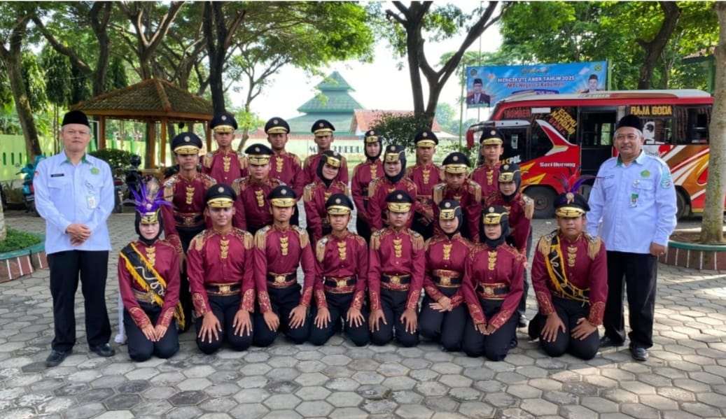 MTsN 3 Kebumen Raih Juara 3 Lomba Baris-Berbaris Tingkat Kabupaten