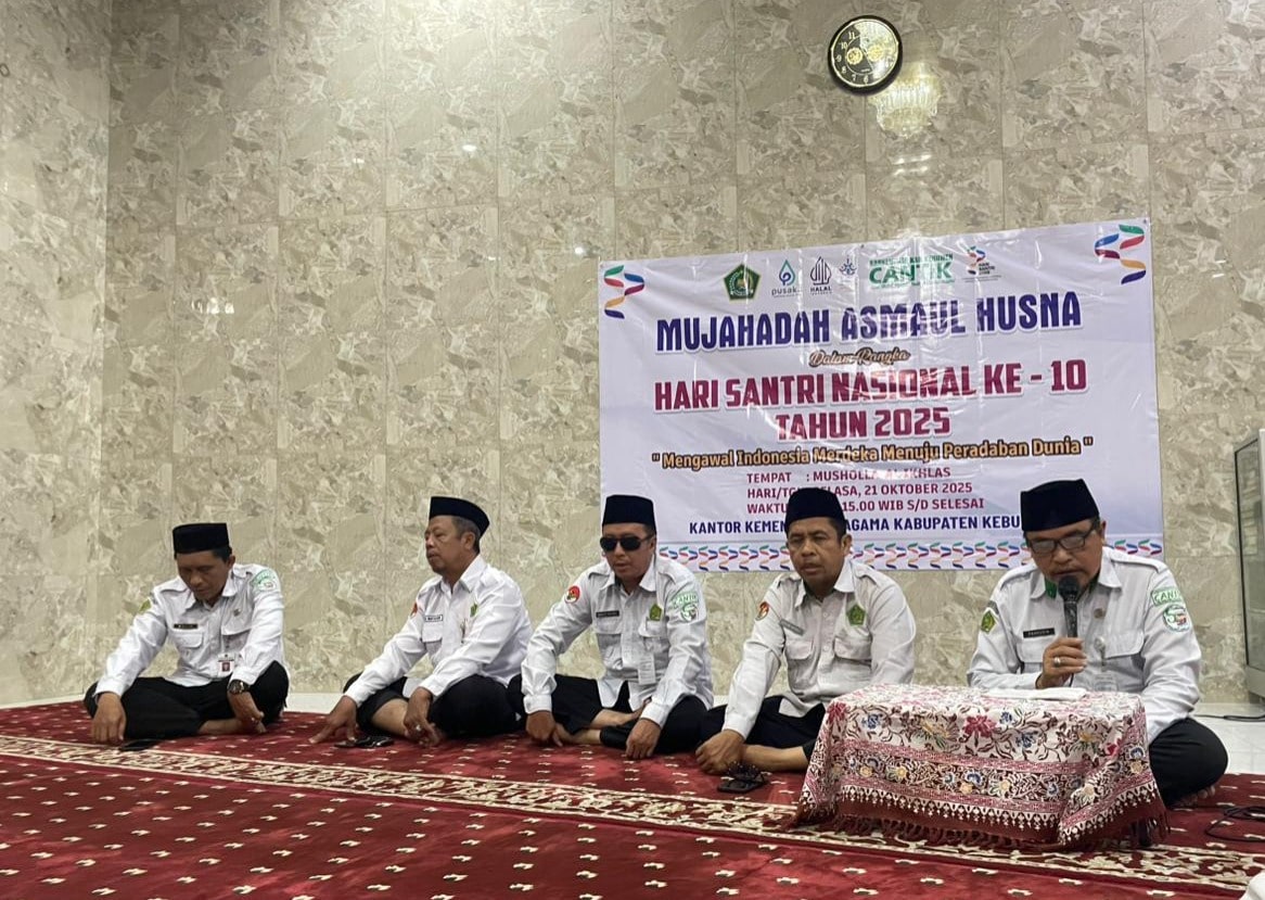 Kemenag Kebumen Gelar Mujahadah Asmaul Husna, Salim Wazdy Ajak ASN Teladani Semangat Juang Santri