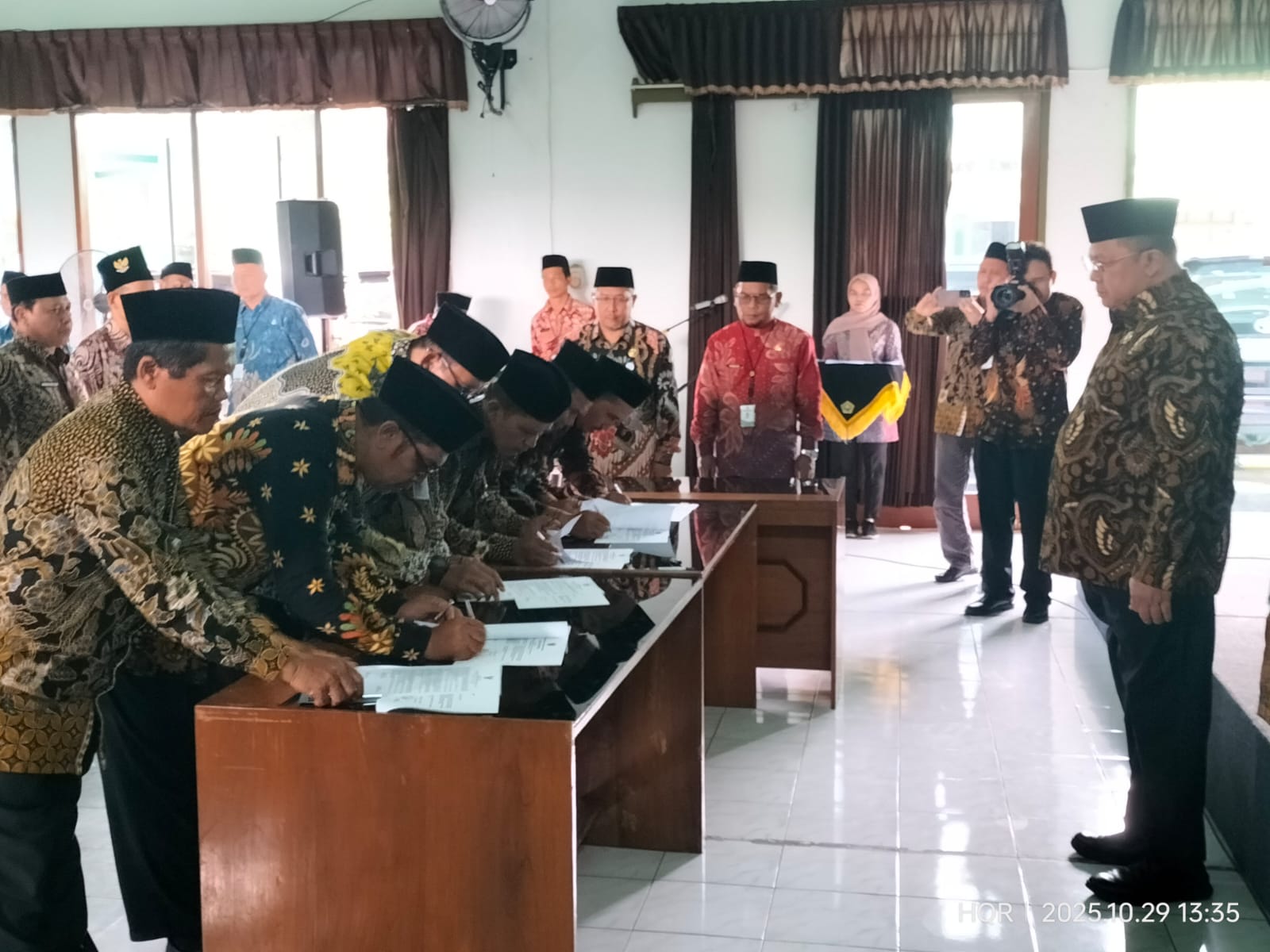 Enam Kepala KUA di Kebumen Dilantik