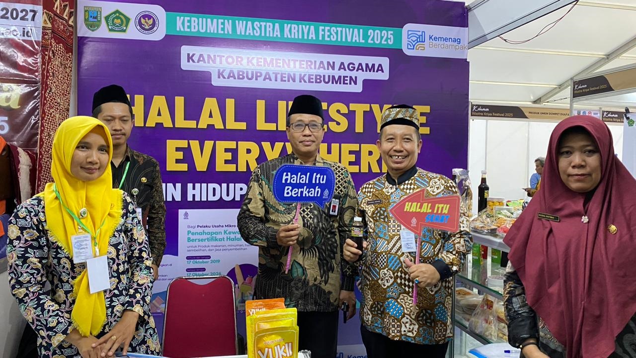 Kemenag Kebumen Usung Gaya Hidup Halal di Wastra Kriya Festival 2025