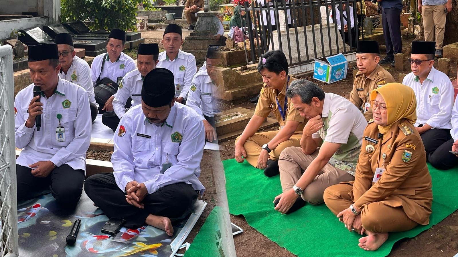 Peringati HAB ke-80, Kemenag Kebumen Ziarahi Tokoh Pendiri KH Abu Dardiri