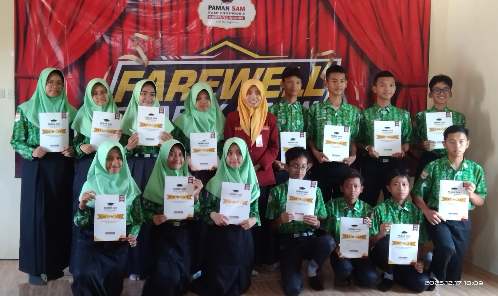 English Camp Dua Pekan di Pare, Siswa MTsN 1 Kebumen Asah Kompetensi Global