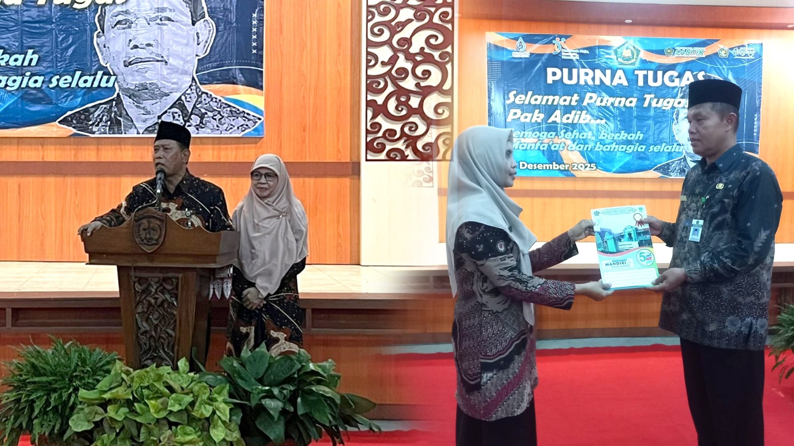 Wachid Adib Purna Tugas, Siti Fatkhurohmah Ditunjuk sebagai Plt Kepala MAN 1 Kebumen