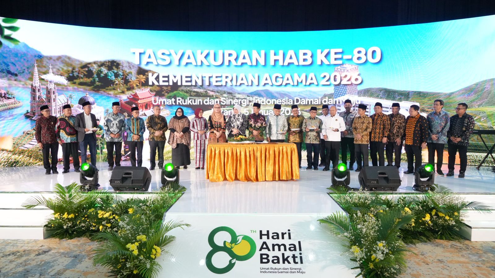 HAB ke-80 Kemenag Digelar Sederhana, Bantuan Bencana Capai Rp155 Miliar
