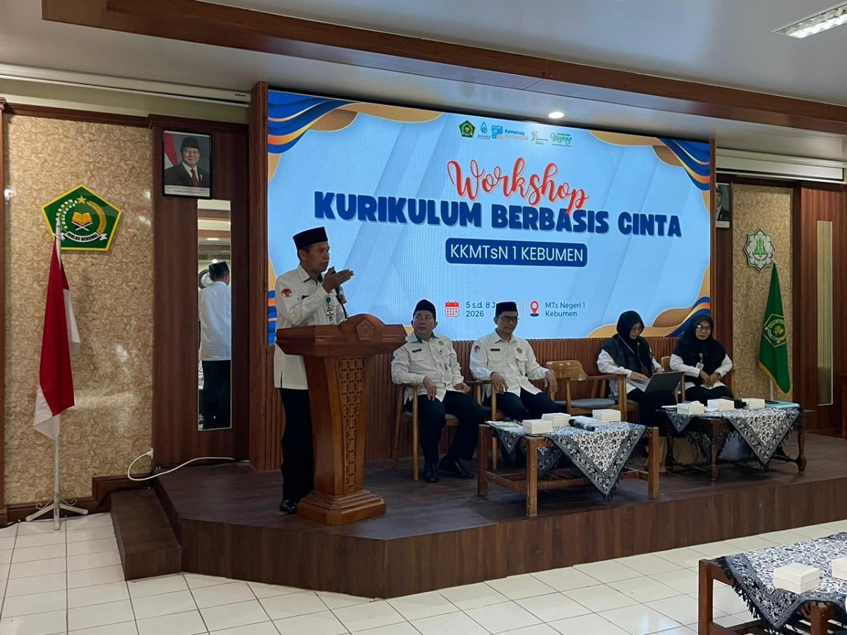 Workshop Kurikulum Berbasis Cinta KKM MTsN 1 Kebumen Resmi Digelar, Ini Harapannya