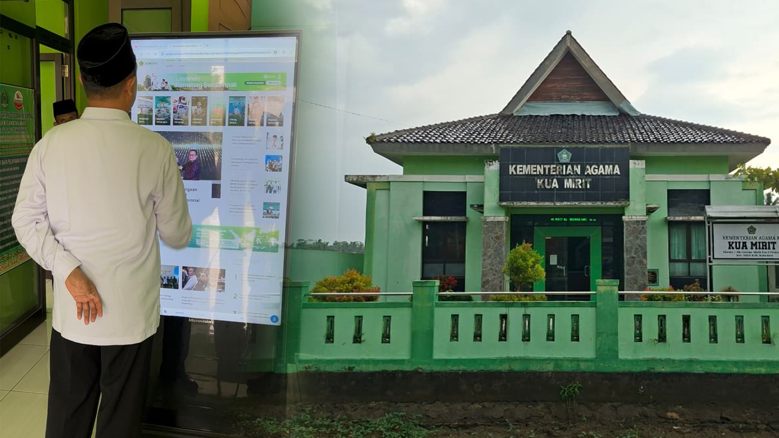 Kunjungi KUA Mirit, Kepala Kemenag Kebumen Dorong Digitalisasi Arsip dan Layanan Berdampak