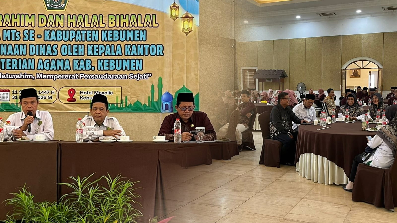 Silaturahmi Kepala MTs, Kakankemenag Kebumen Tekankan Pentingnya Bahasa dan Kesiapan TKA