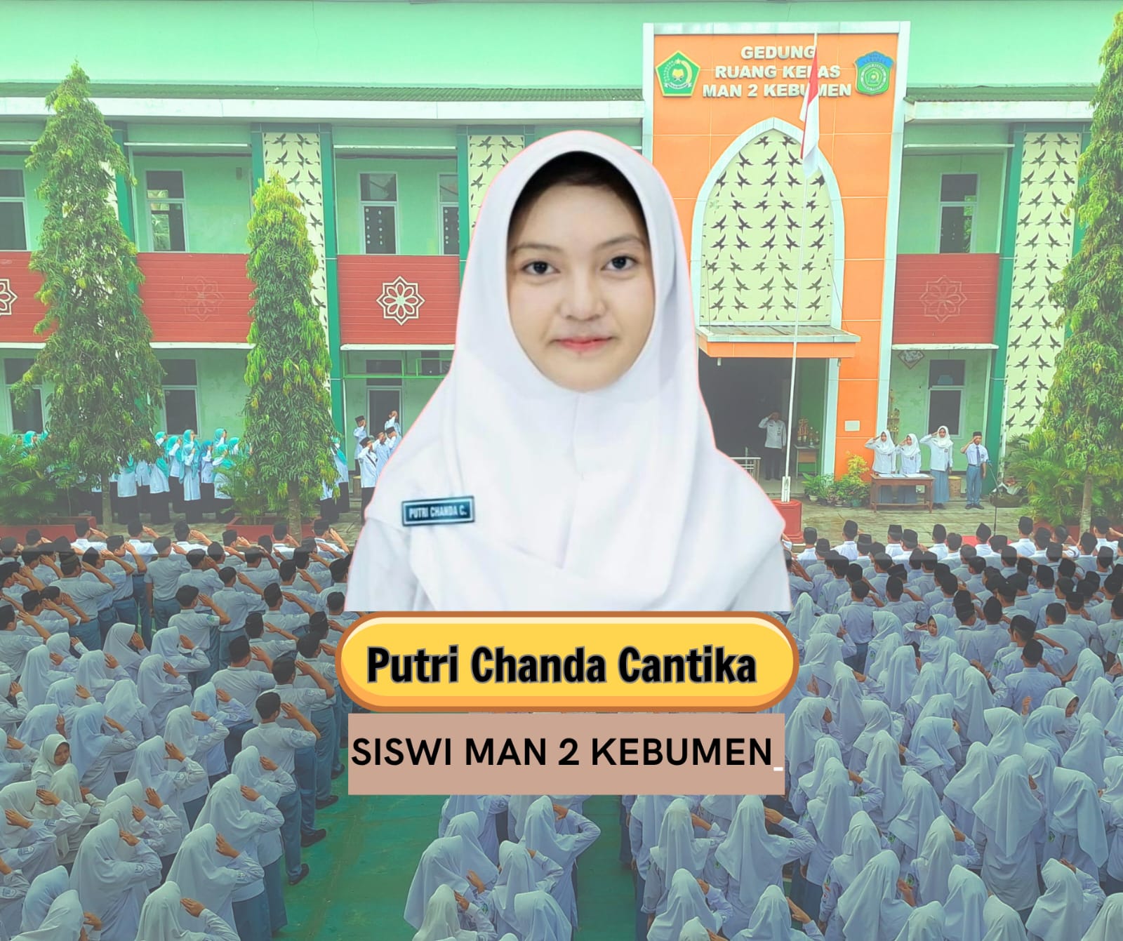 Putri Chanda Cantika, Siswi MAN 2 Kebumen Diterima di 3 Kampus Luar Negri