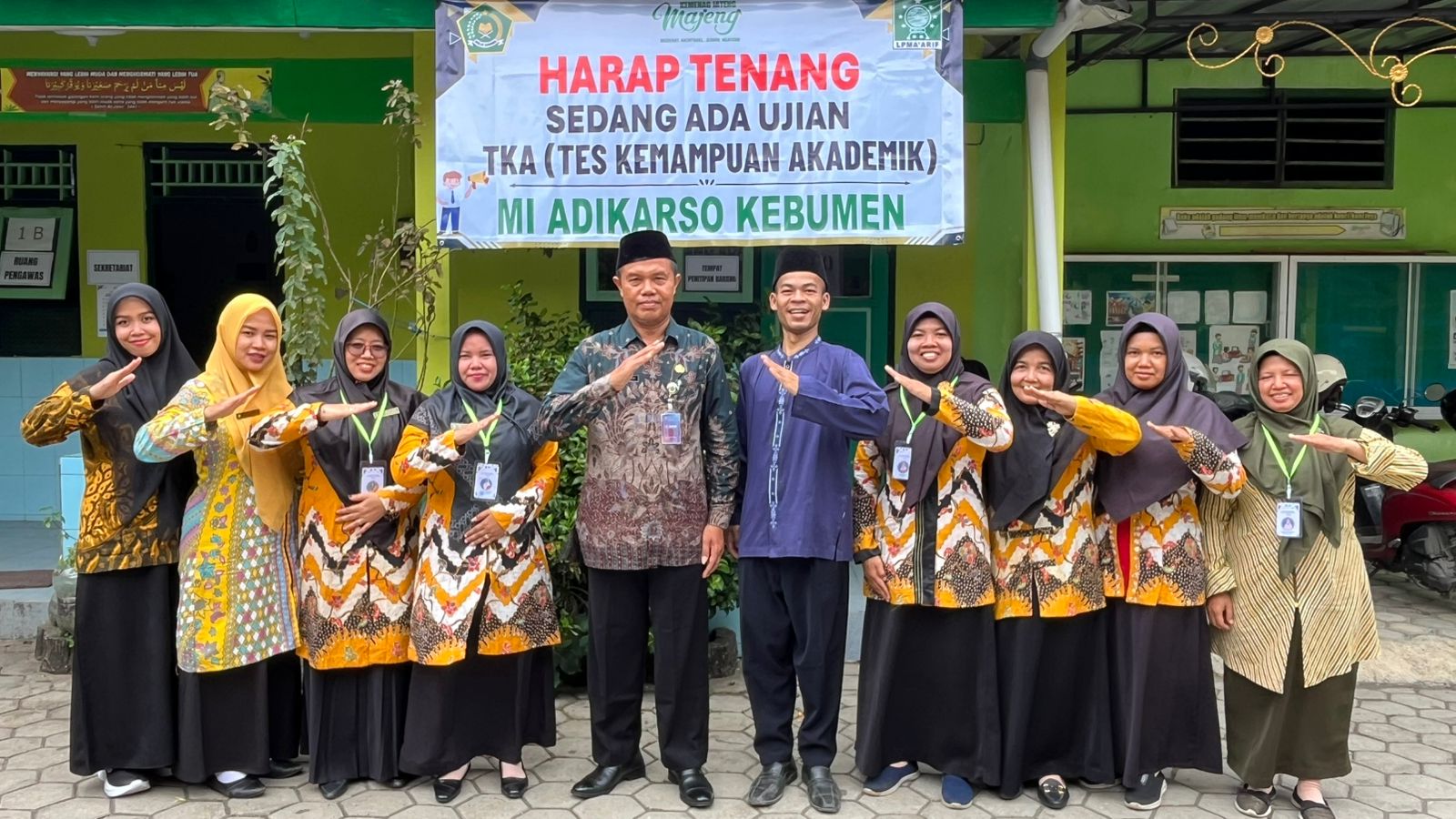 Pantauan Langsung Kakankemenag Kebumen, 79 Siswa MIN 4 dan 45 Siswa MI Adikarso Ikuti TKA dengan Lancar