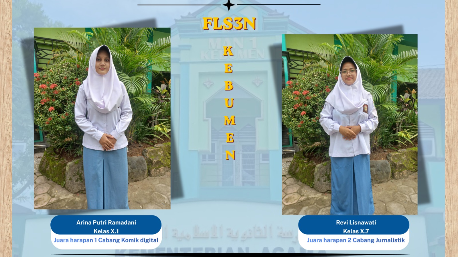 Debut Manis di FLS3N 2026, MAN 1 Kebumen Sabet Dua Prestasi Bidang Komik Digital dan Jurnalistik