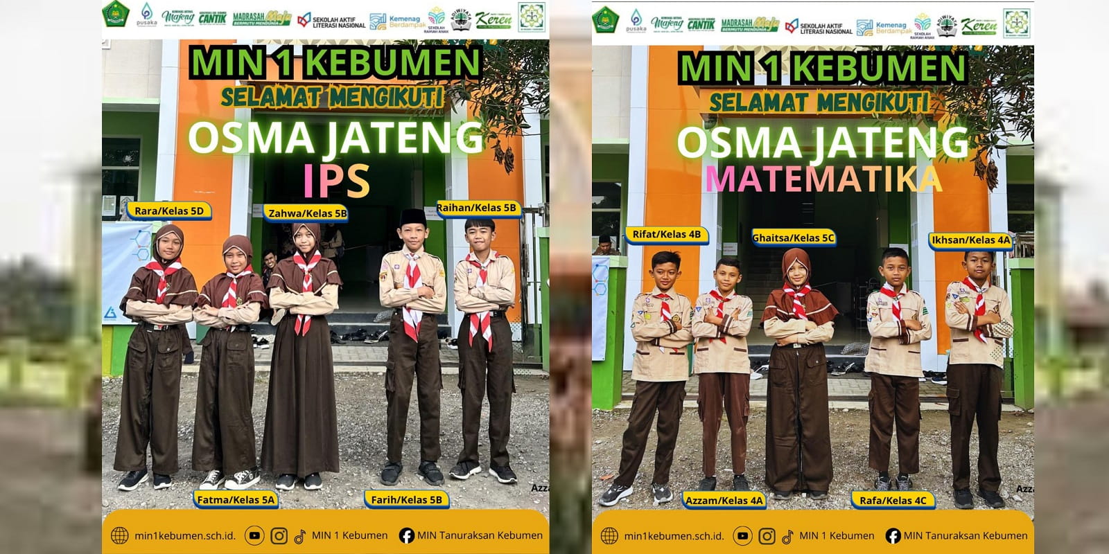 OSMA 2026 Tingkat Kabupaten Kebumen Digelar di MIN 1 Kebumen, Diikuti 113 Peserta