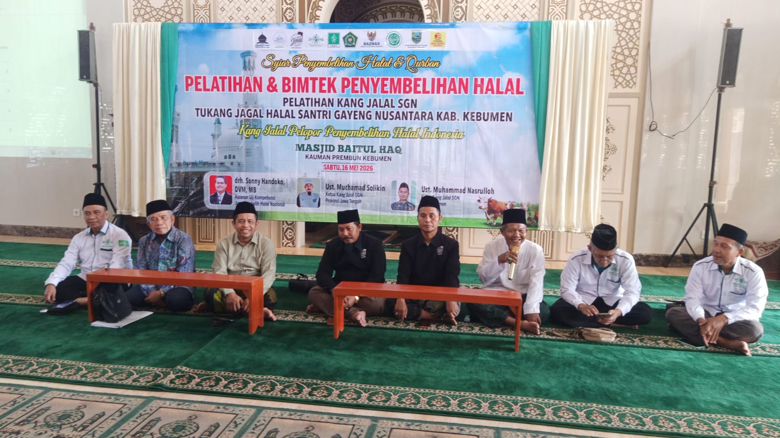 Jelang Iduladha 1447 H, SGN, Baznas, dan Kemenag Kebumen Latih 120 Juru Sembelih Halal