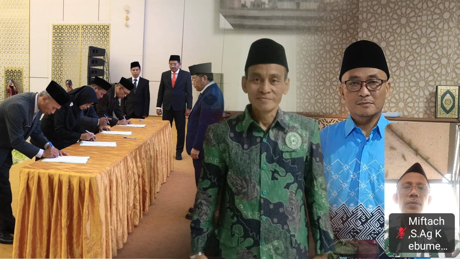 Langka dan Bersejarah, Empat Penyuluh Agama Islam Kemenag Kebumen Dilantik Jadi Kepala KUA Saat Menunaikan Haji