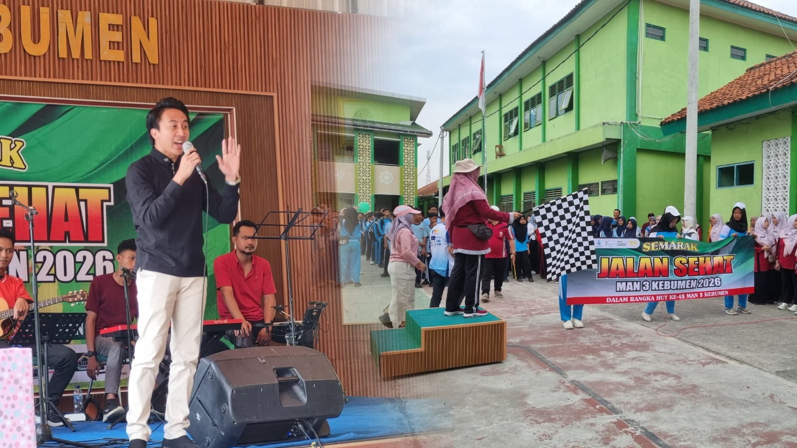 HUT MAN 3 Kebumen Meriah, dr. Faiz Alaudien Ajak Generasi Muda Berani Bermimpi Besar