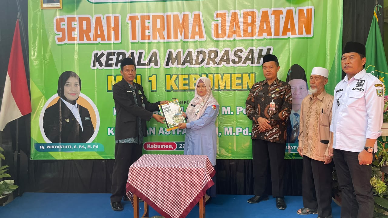 Khamdan Asyfahaani Gantikan Widyastuti sebagai Kepala MIN 1 Kebumen, Estafet Prestasi Berlanjut