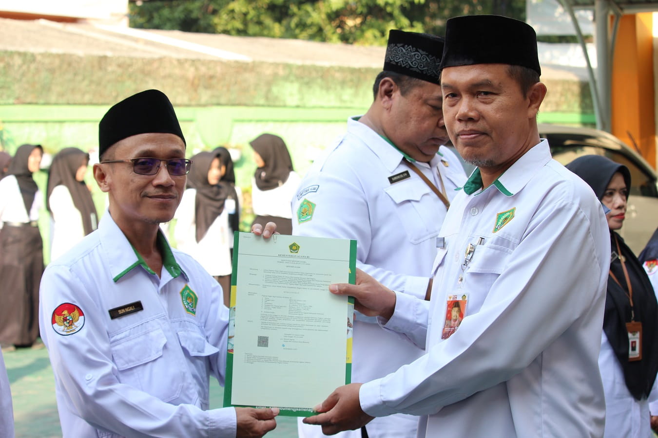 10 ASN Kemenag Kebumen Terima SK Kenaikan Pangkat TMT 1 Agustus 2026, Berikut Daftarnya
