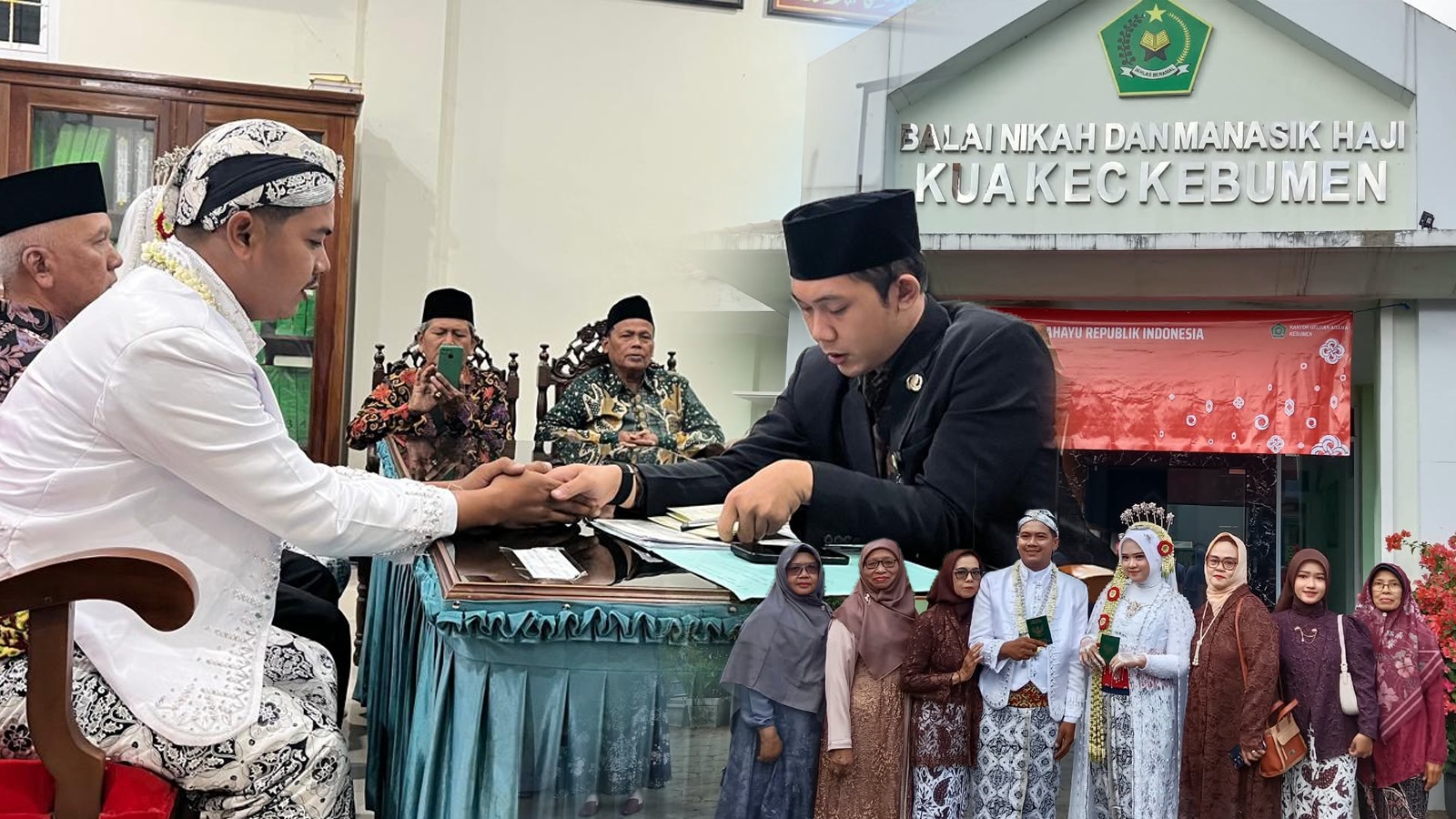 Nikah di KUA Kebumen, Adam dan Reni: Pelayanannya Profesional, Ramah, dan Nol Rupiah