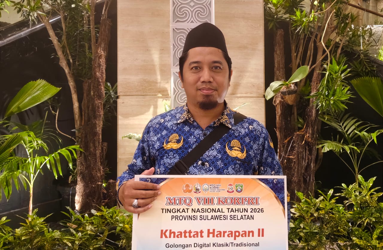 Guru MIN 4 Kebumen Mukhtarom Raih Juara Harapan 2 MTQ KORPRI Nasional 2026, Bantu Jateng Tembus 7 Besar