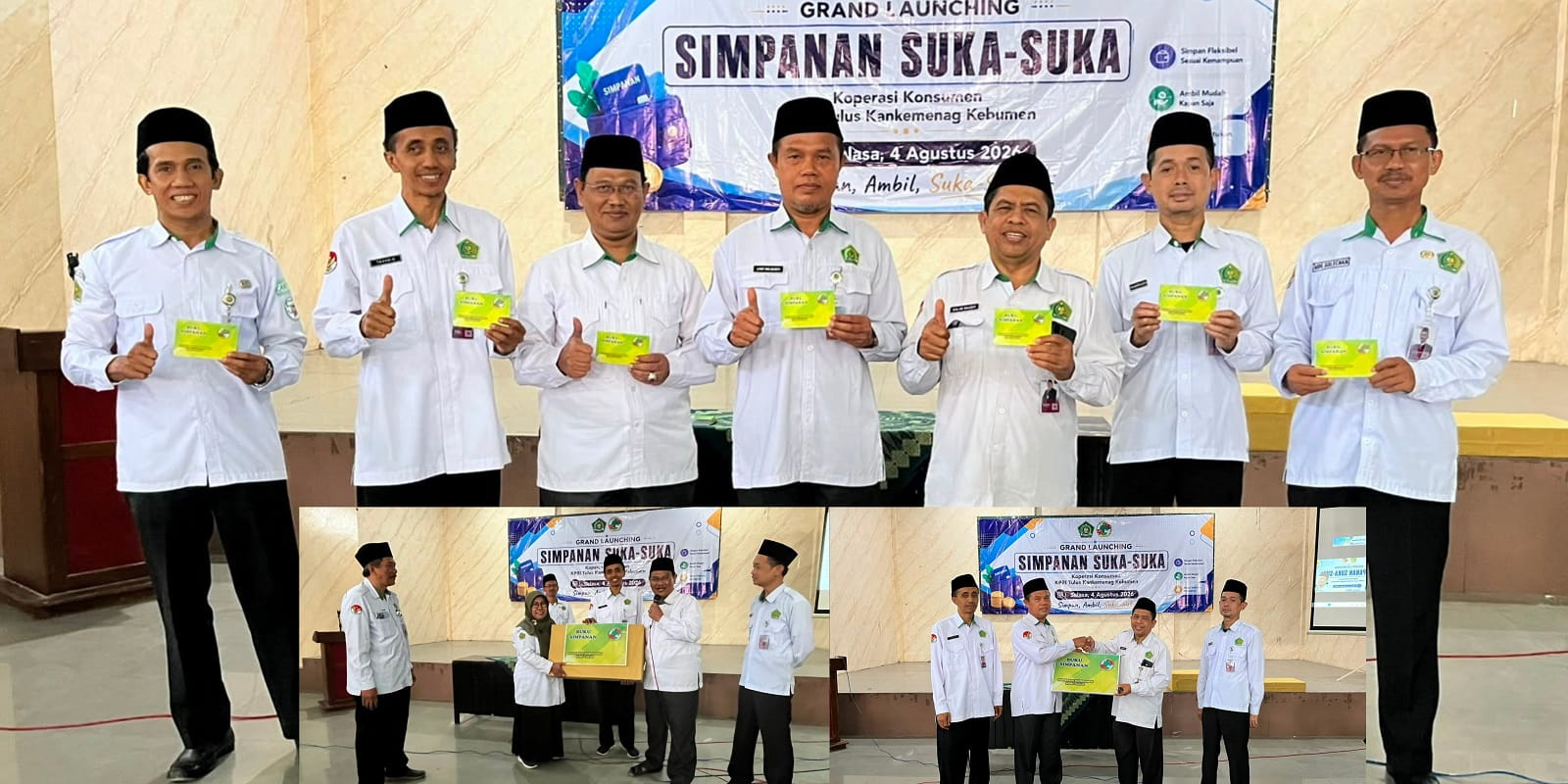 KPRI Tulus Kemenag Kebumen Luncurkan Tabungan Suka Suka, Hj. Rosidah Catat Setoran Awal Tertinggi Rp50 Juta