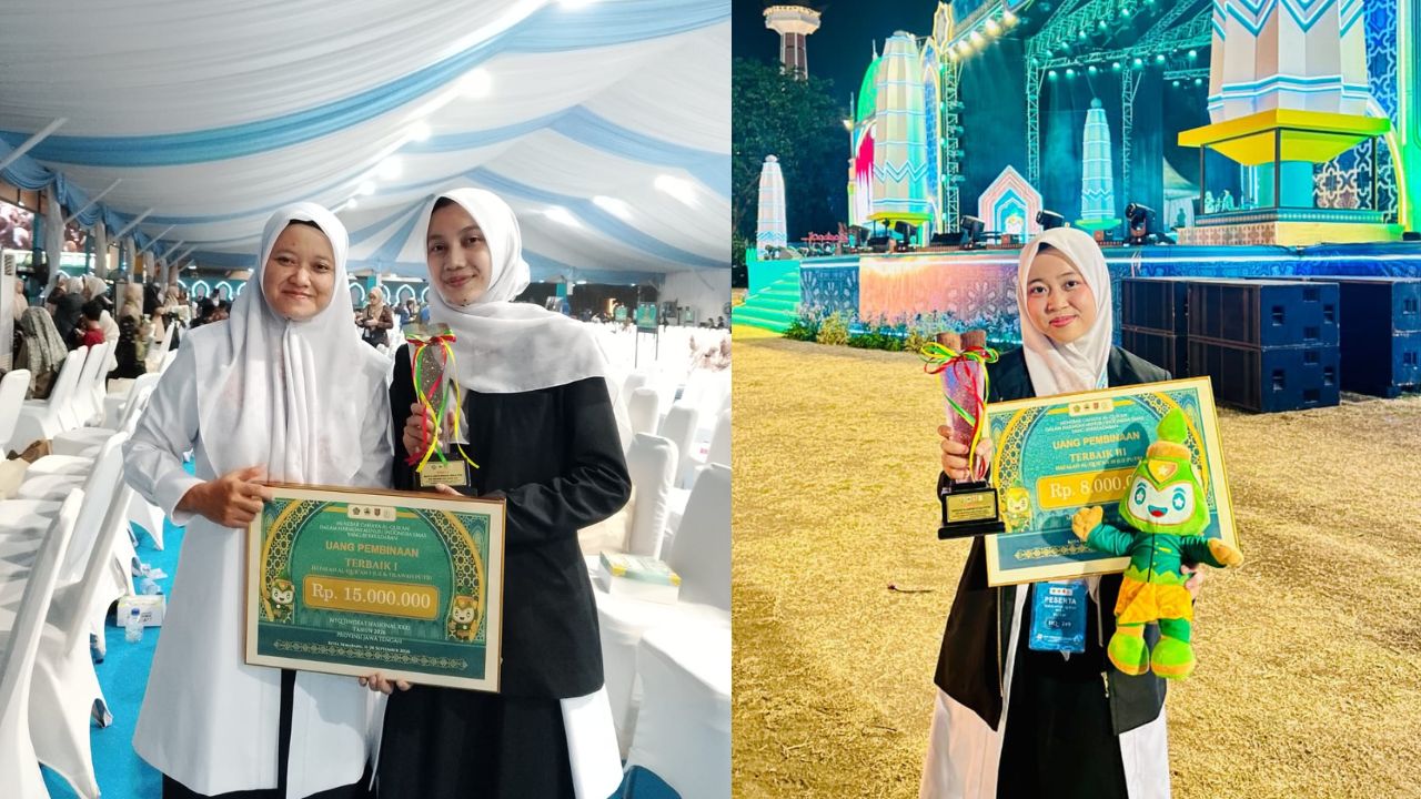 Hasna dan Fadilla Harumkan Kebumen di MTQ Nasional XXXI, Raih Terbaik I dan III di Cabang Ini