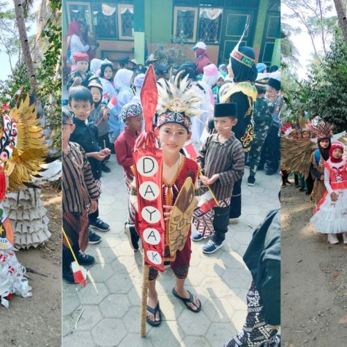 479 Murid MIN 3 Kebumen Meriahkan Karnaval HUT ke-81 RI dengan Kostum Kreatif