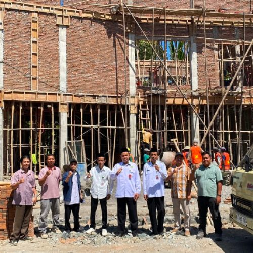 Progres Pembangunan KUA Klirong Capai 29,697 Persen, Anif Solikhin Minta Kualitas dan Ketepatan Waktu Dijaga