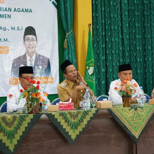 Sertijab Kepala Kemenag Kebumen, Wabup Zaeni Miftah Minta Anif Solikhin Berikan Kinerja Terbaik