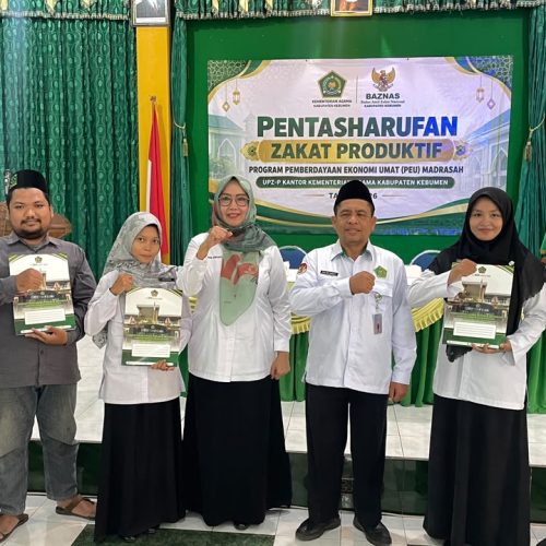 Rp152,5 Juta Zakat Produktif Disalurkan kepada 61 Guru dan Tenaga Kependidikan Non-ASN melalui PEU Madrasah