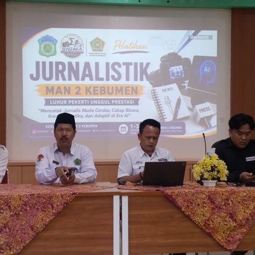 MAN 2 Kebumen Latih 45 Murid Jurnalistik, SIGMA Resmi Jadi Wajah Baru Tim Media